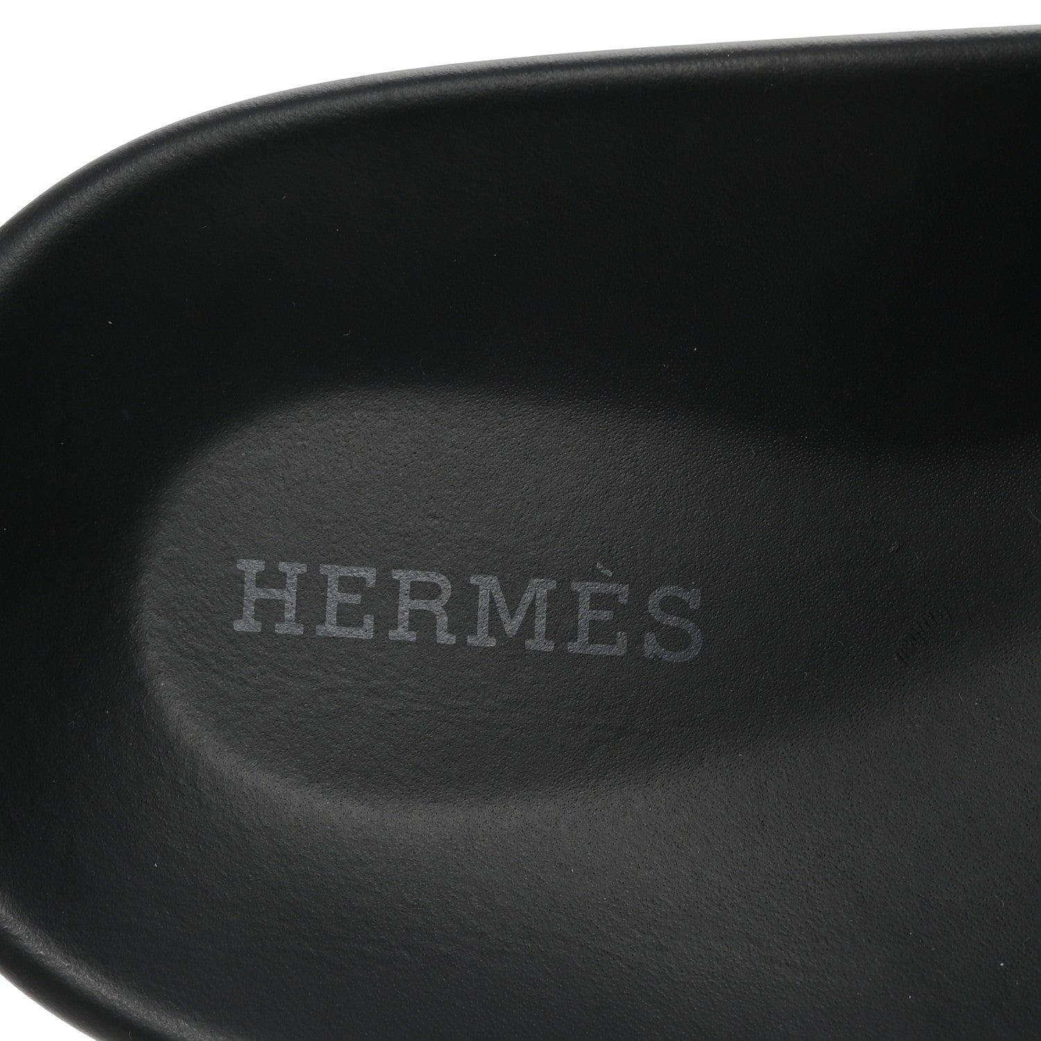 Hermes Calfskin Mens Chypre Sandals 44.5 Black 8 of 10