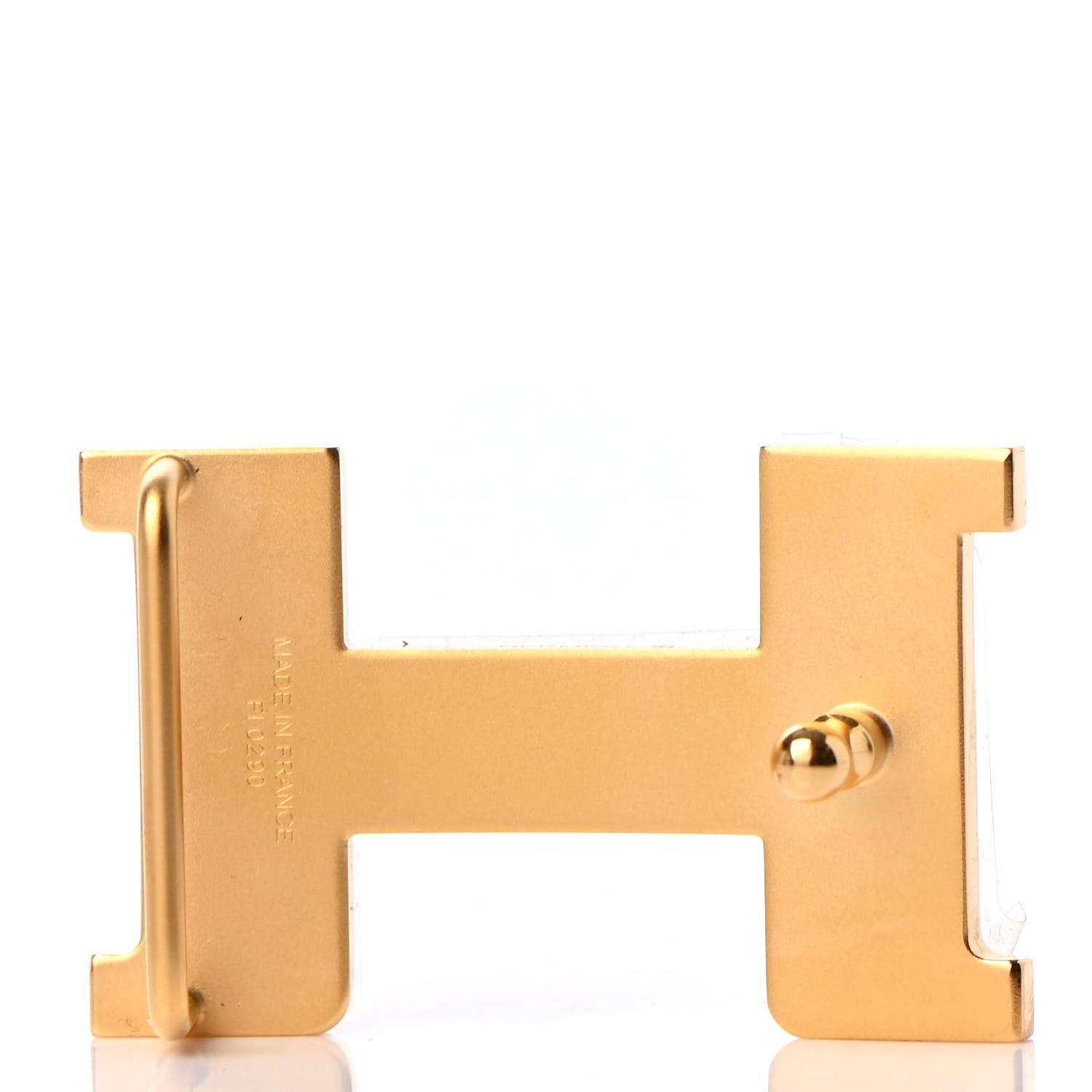 Hermes Guilloche Constance 24mm Belt Buckle Gold 2 of 4