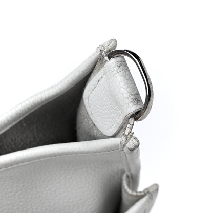 Hermes Taurillon Clemence Evelyne II PM White 10 of 20