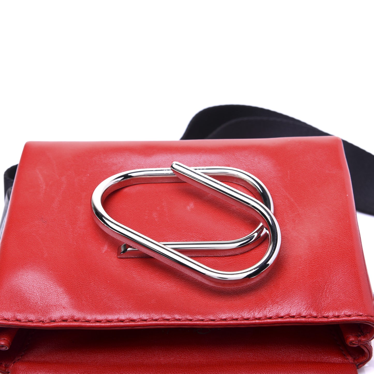 3.1 Lambskin Micro Alix Sport Bag Red