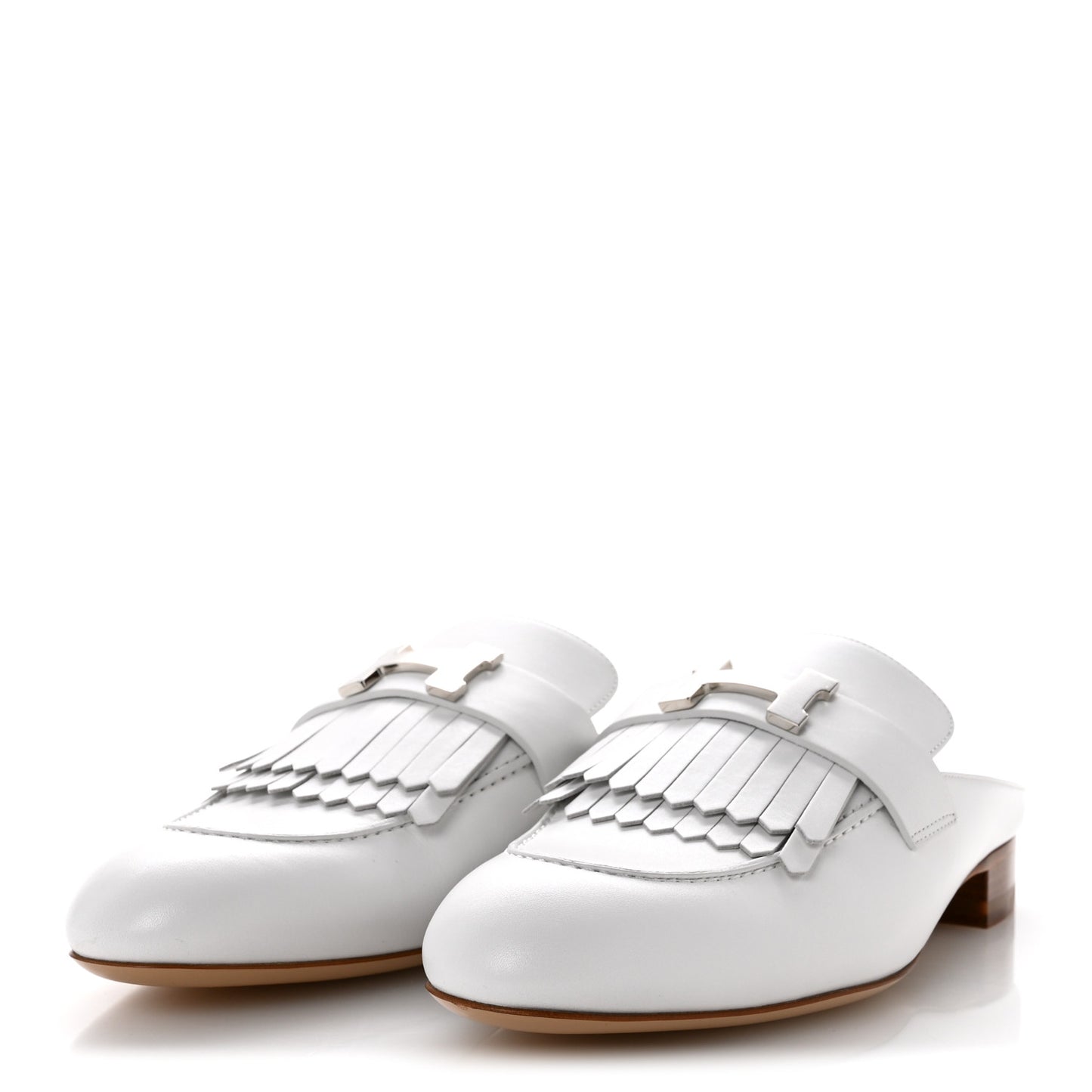 Calfskin Womens Royal Loafers 39 White
