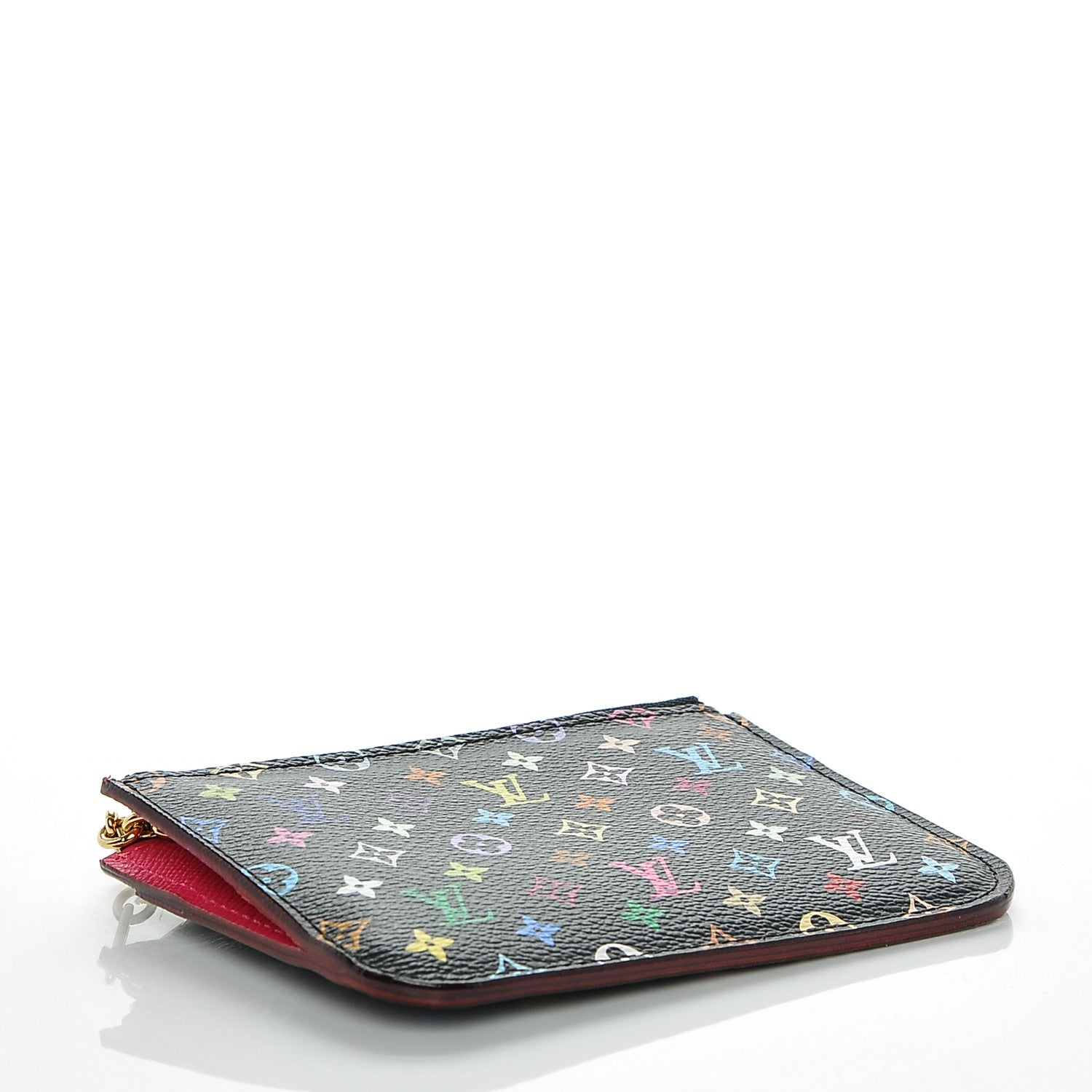Louis Vuitton Monogram Multicolor Key Pouch Black Grenade 4 of 6