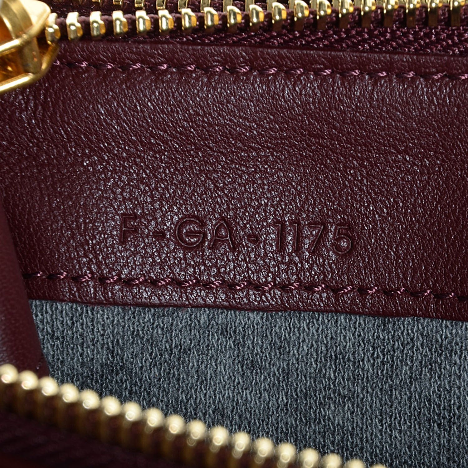 Celine Lambskin Small Trio Crossbody Bag Burgundy 7 of 8