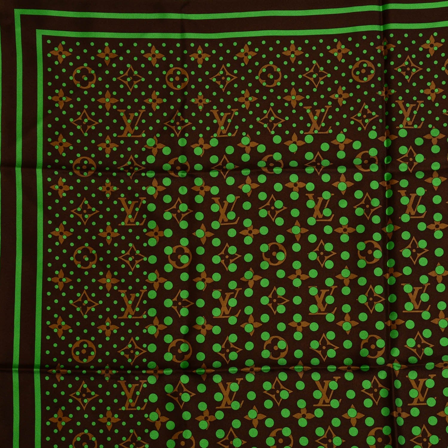 Louis Vuitton Silk Monogram Scarf 1 of 4