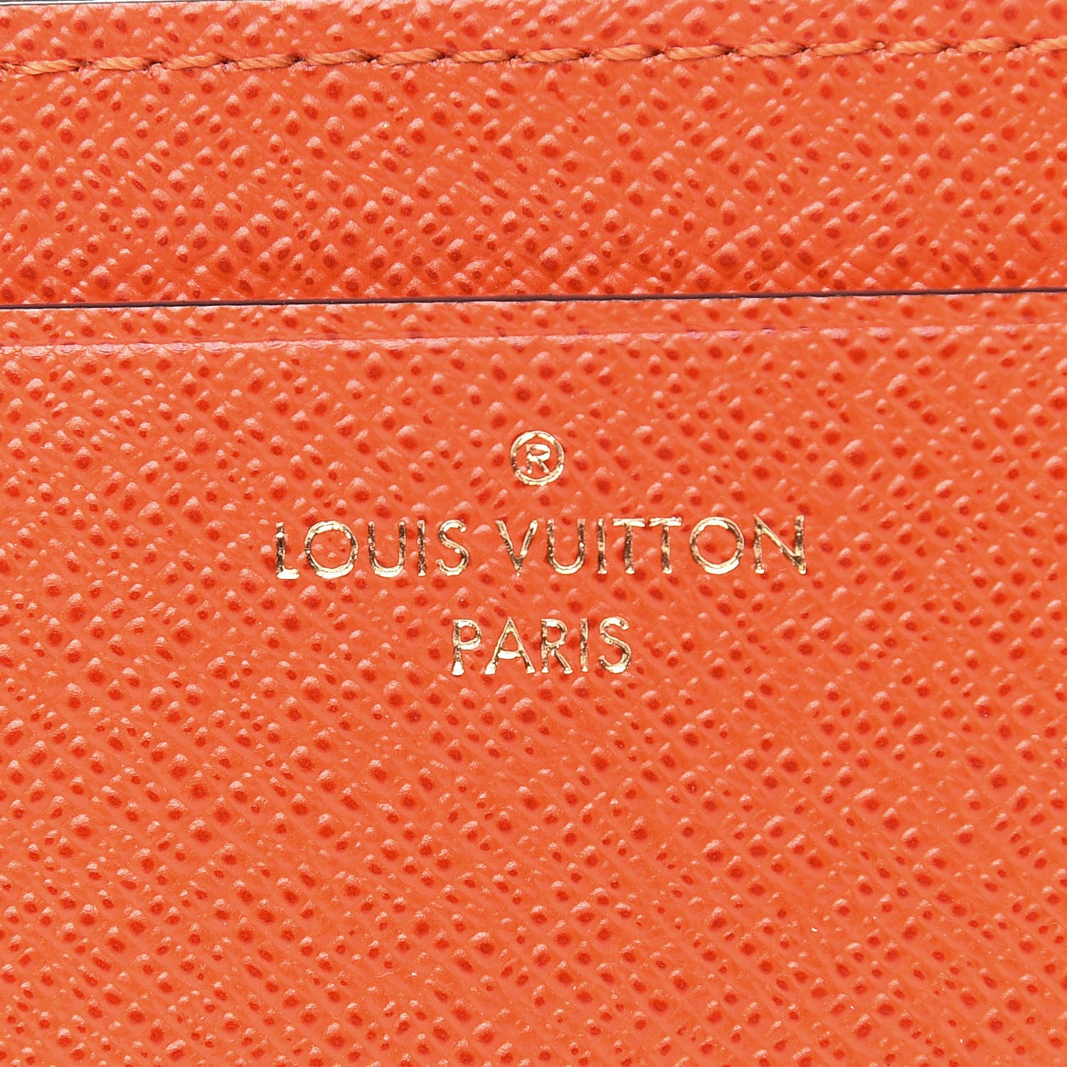 Louis Vuitton Calfskin Jeanne Wallet Insert Piment 5 of 6