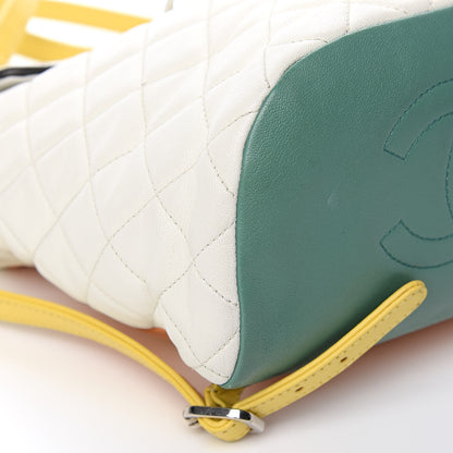 Chanel Lambskin Quilted Small Cuba Urban Spirit Backpack White 10 of 14