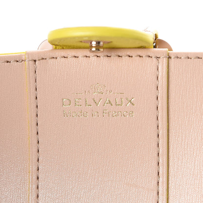 Delvaux Box Calfskin Brillant Biface PTF Long Wallet Nude Lilac 6 of 7