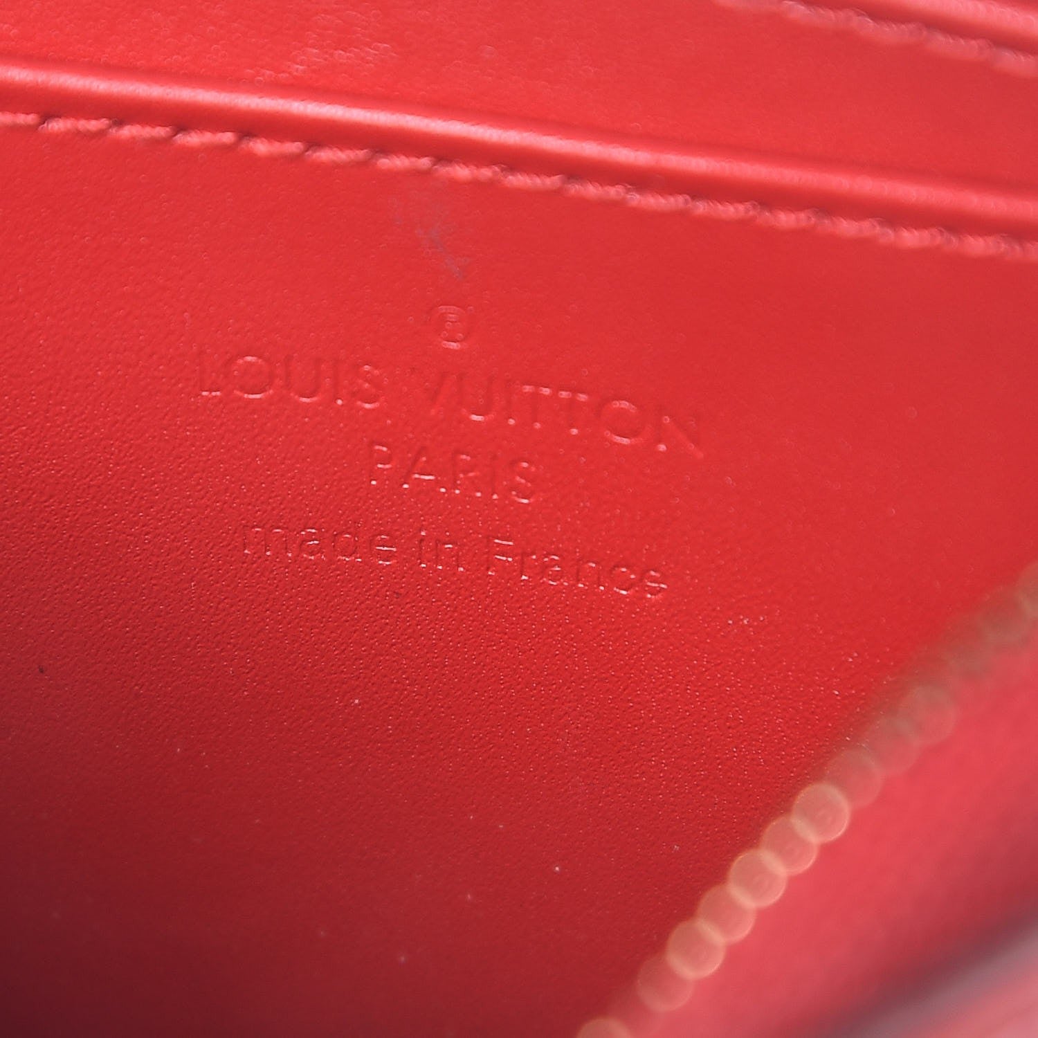 Louis Vuitton Vernis Zippy Coin Purse Cherry 6 of 7