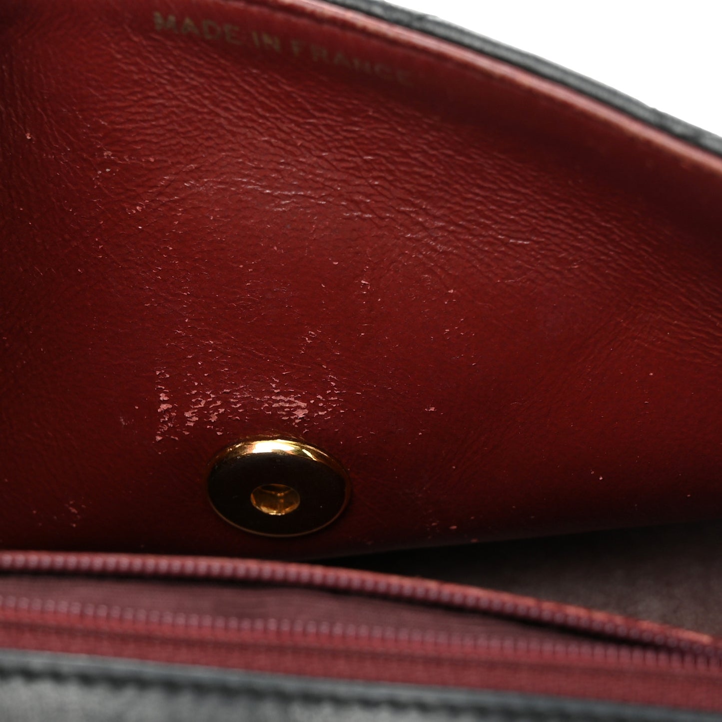 Lambskin Quilted Mini Square Flap Black