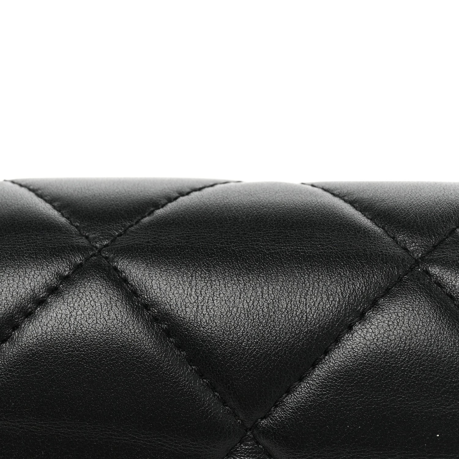 Chanel Calfskin Resin Quilted Mini Flap Black 19 of 20