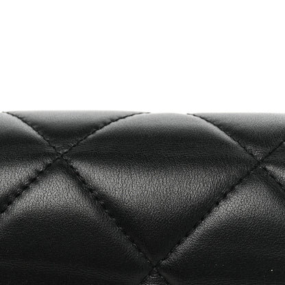 Chanel Calfskin Resin Quilted Mini Flap Black 19 of 20