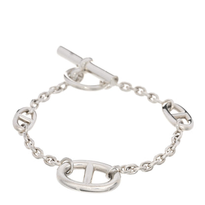 Hermes Sterling Silver Farandole Bracelet LG 1 of 4