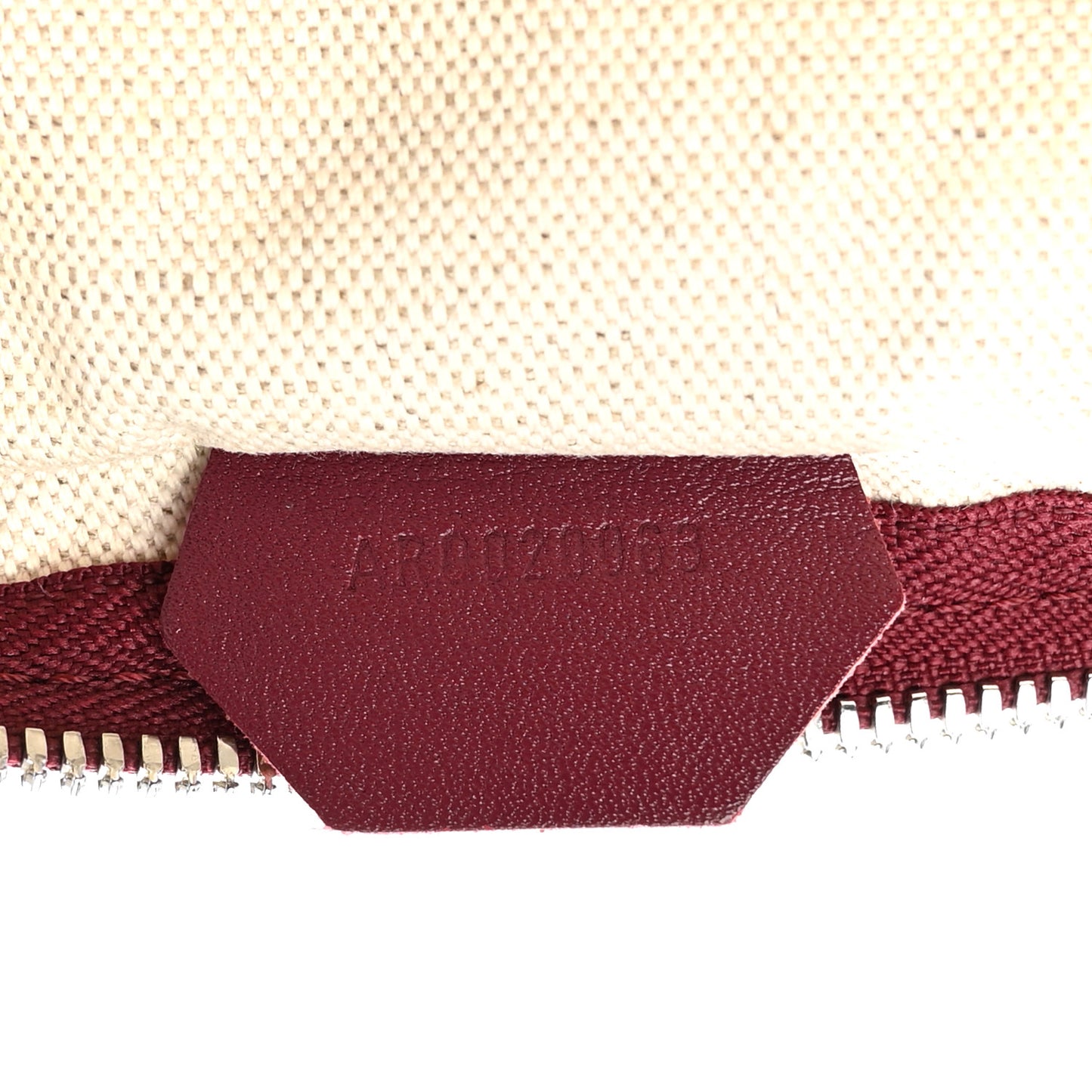 Goyardine Fidji Zip Hobo Burgundy