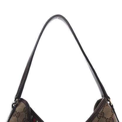 Gucci Monogram Medium New Britt Hobo Dark Brown 14 of 17