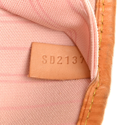 Louis Vuitton Damier Azur Neo Neverfull MM Rose Ballerine 7 of 12