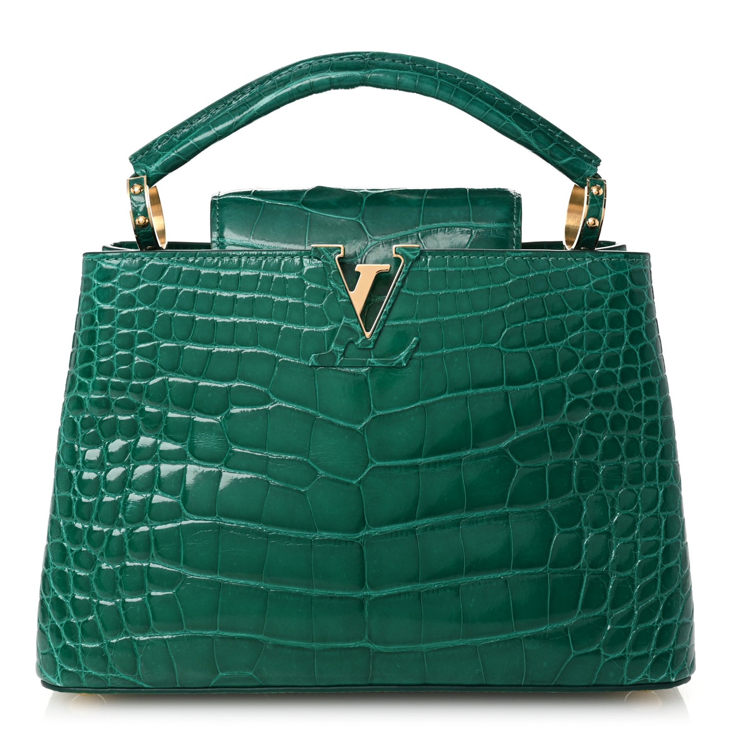 Alligator Capucines BB Emeraude
