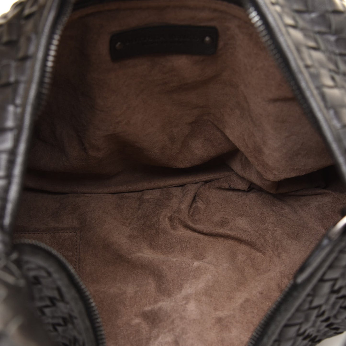 Nappa Intrecciato Large Veneta Hobo Black