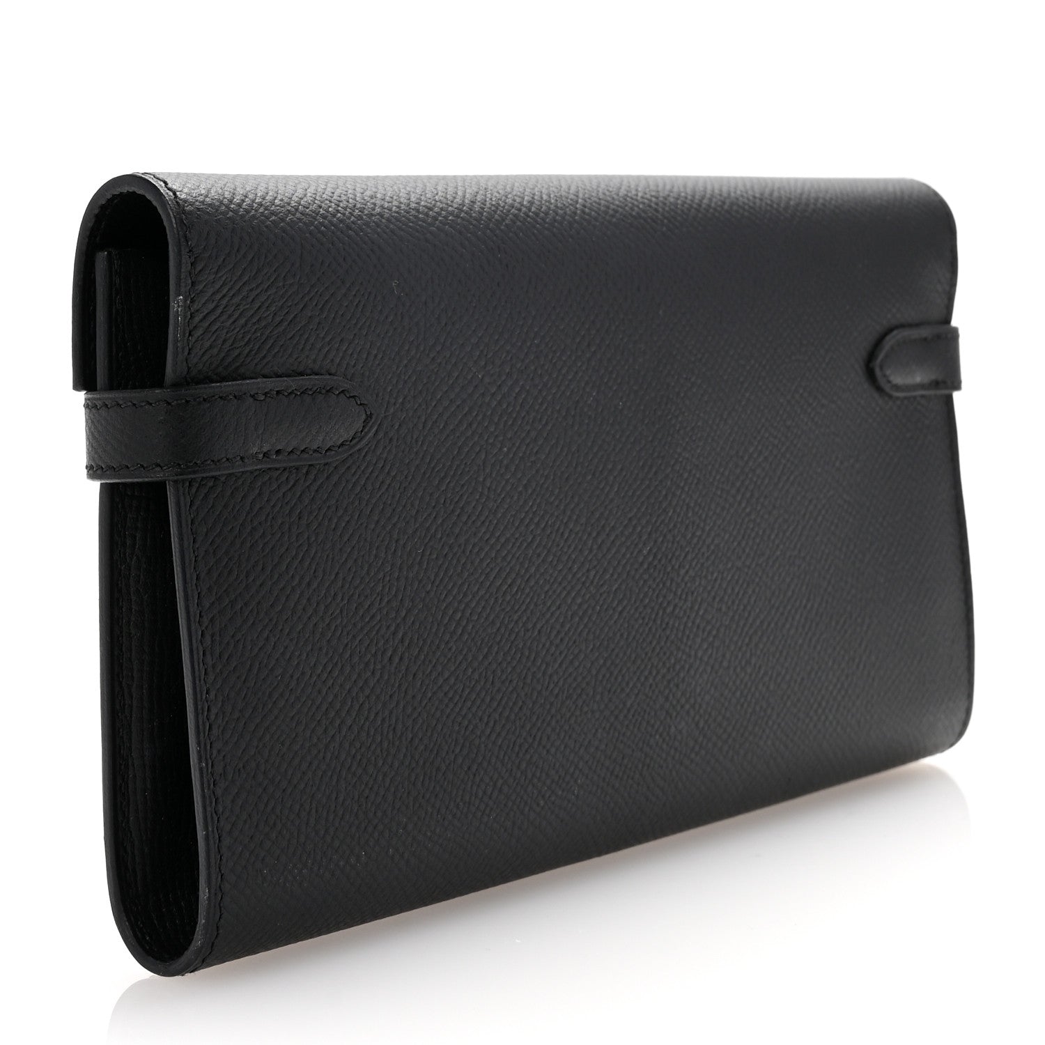 Hermes Epsom Kelly Longue Wallet Black 3 of 6