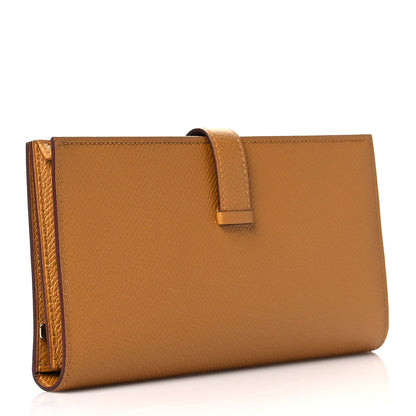 Hermes Epsom Bearn Gusset Wallet Sesame 3 of 10