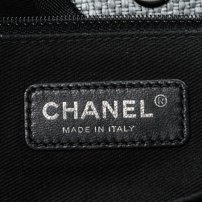 Chanel Canvas Large Deauville Tote Grey 6 of 8