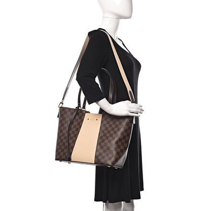 Louis Vuitton Damier Ebene Jersey Creme 2 of 12