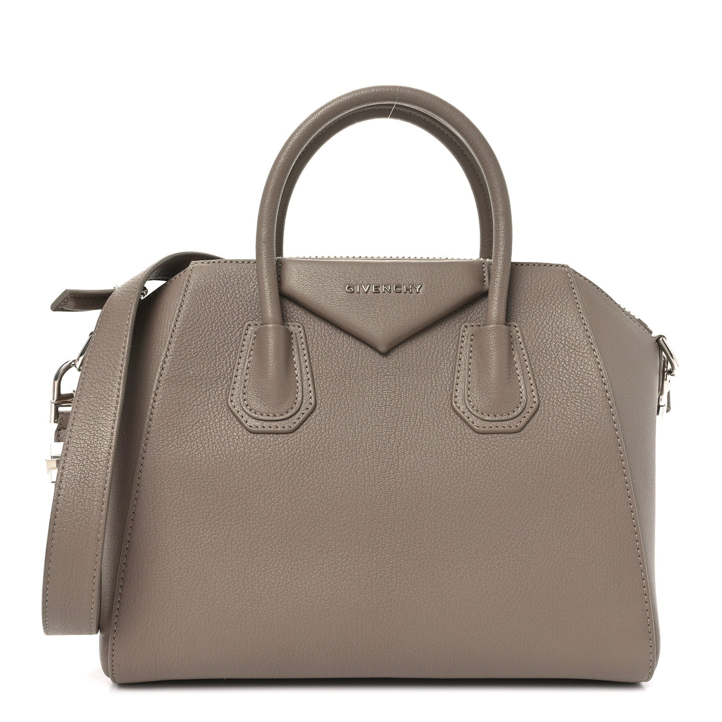 Sugar Goatskin Small Antigona Mastic