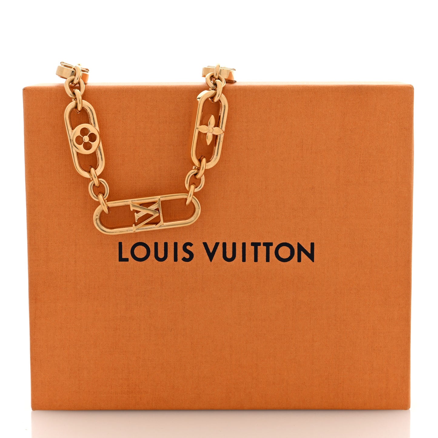 Metal My LV Chain Necklace Gold