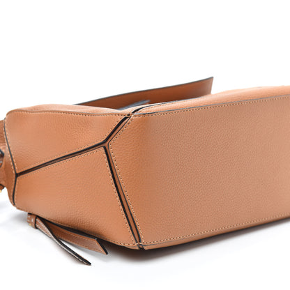 Loewe Calfskin Small Puzzle Bag Tan 9 of 10