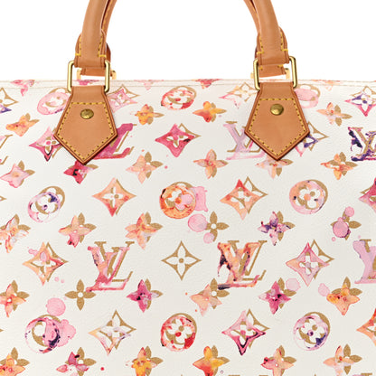Louis Vuitton Watercolor Aquarelle Speedy 30 White 5 of 12