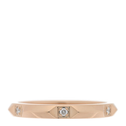 Tiffany 18K Rose Gold Diamond 2.5mm Tiffany True Band Ring 53 6.5 1 of 5
