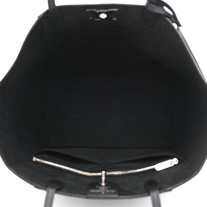 Louis Vuitton Calfskin Lockme Cabas Black 5 of 12