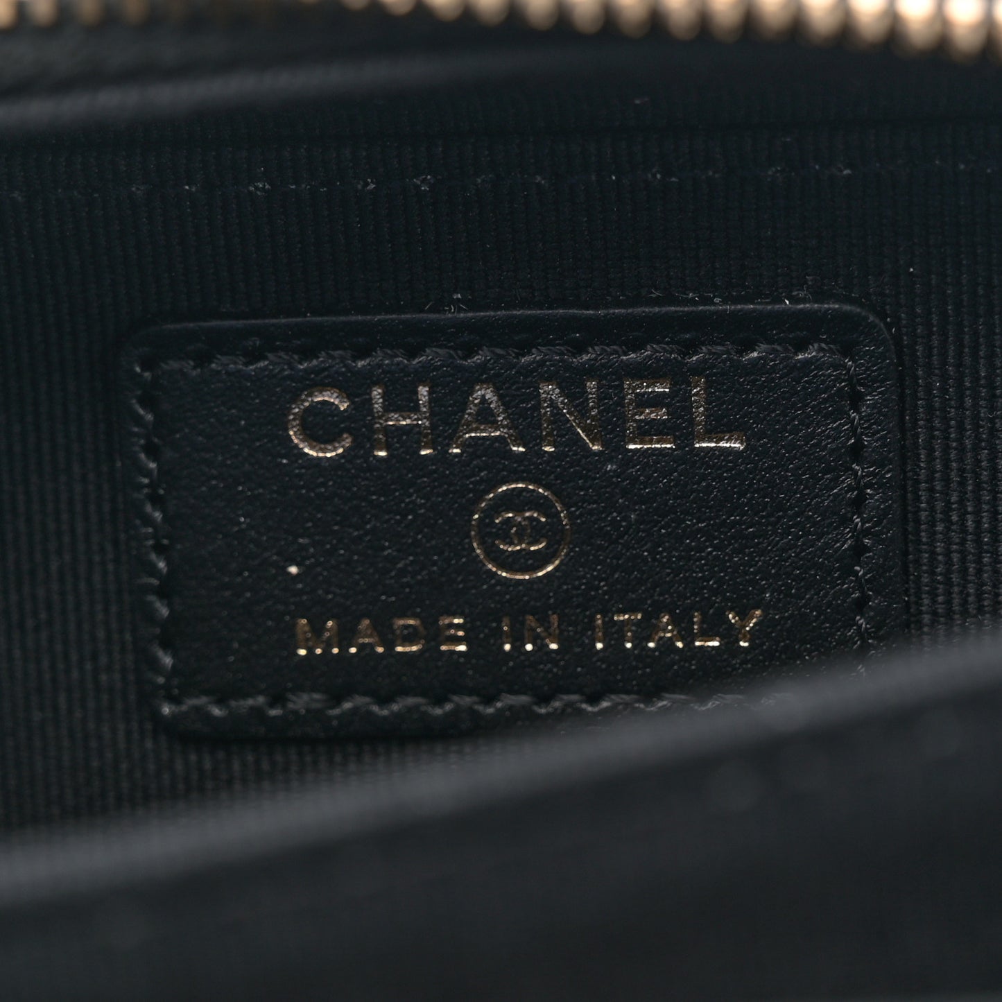 Caviar Quilted Mini Boy Clutch With Chain Black