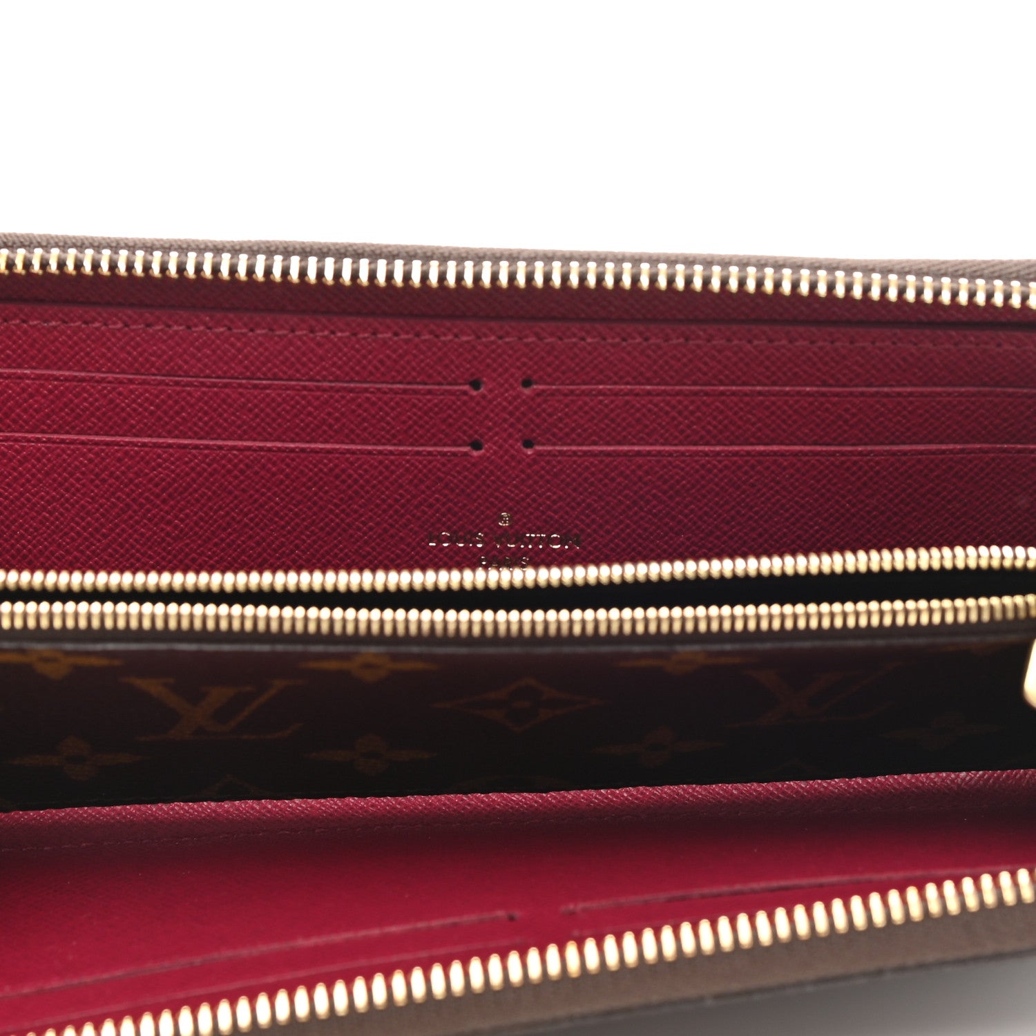 Louis Vuitton Monogram Clemence Wallet Fuchsia 5 of 7