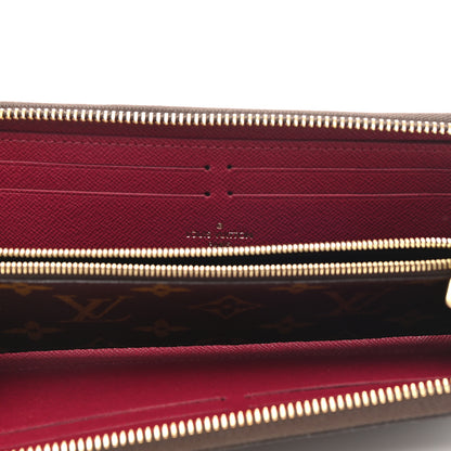 Louis Vuitton Monogram Clemence Wallet Fuchsia 5 of 7