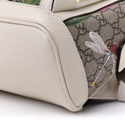 Gucci GG Supreme Monogram Flora Web Small Ophidia Day Backpack White 11 of 11