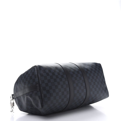 Louis Vuitton Damier Cobalt Keepall Bandouliere 45 3 of 12
