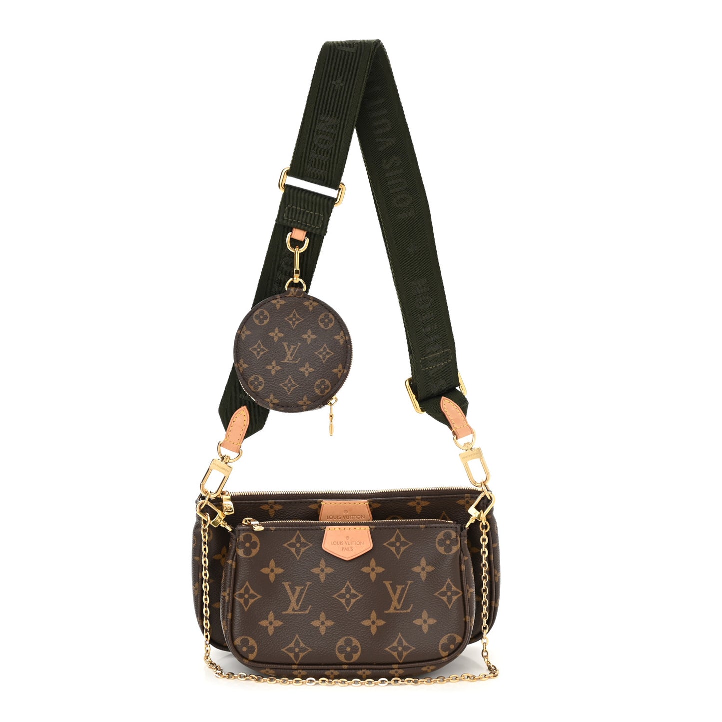 Monogram Multi Pochette Accessories Kaki