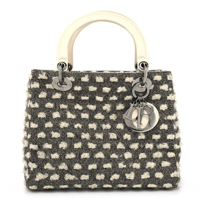Christian Dior Wool Medium Lady Dior Grey 1 of 12