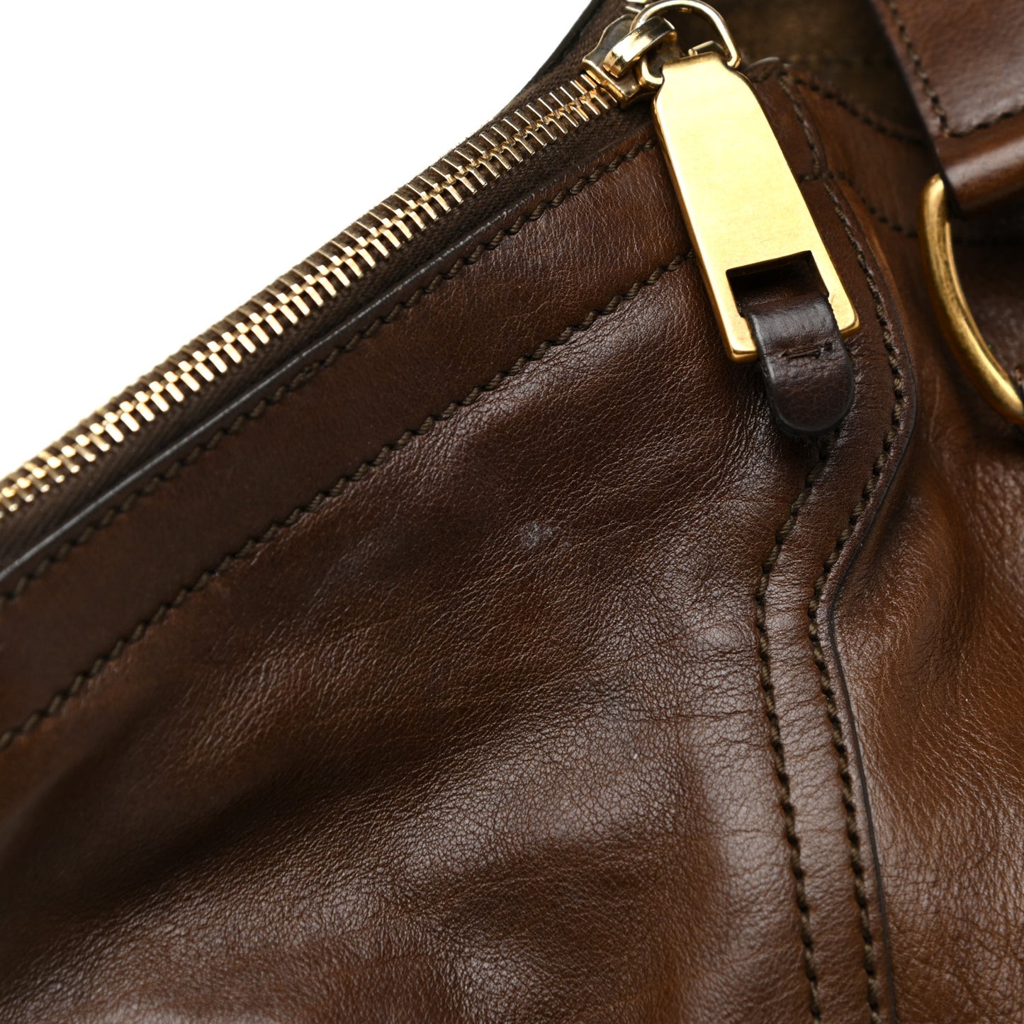 Calfskin Medium Downtown Tote Brown