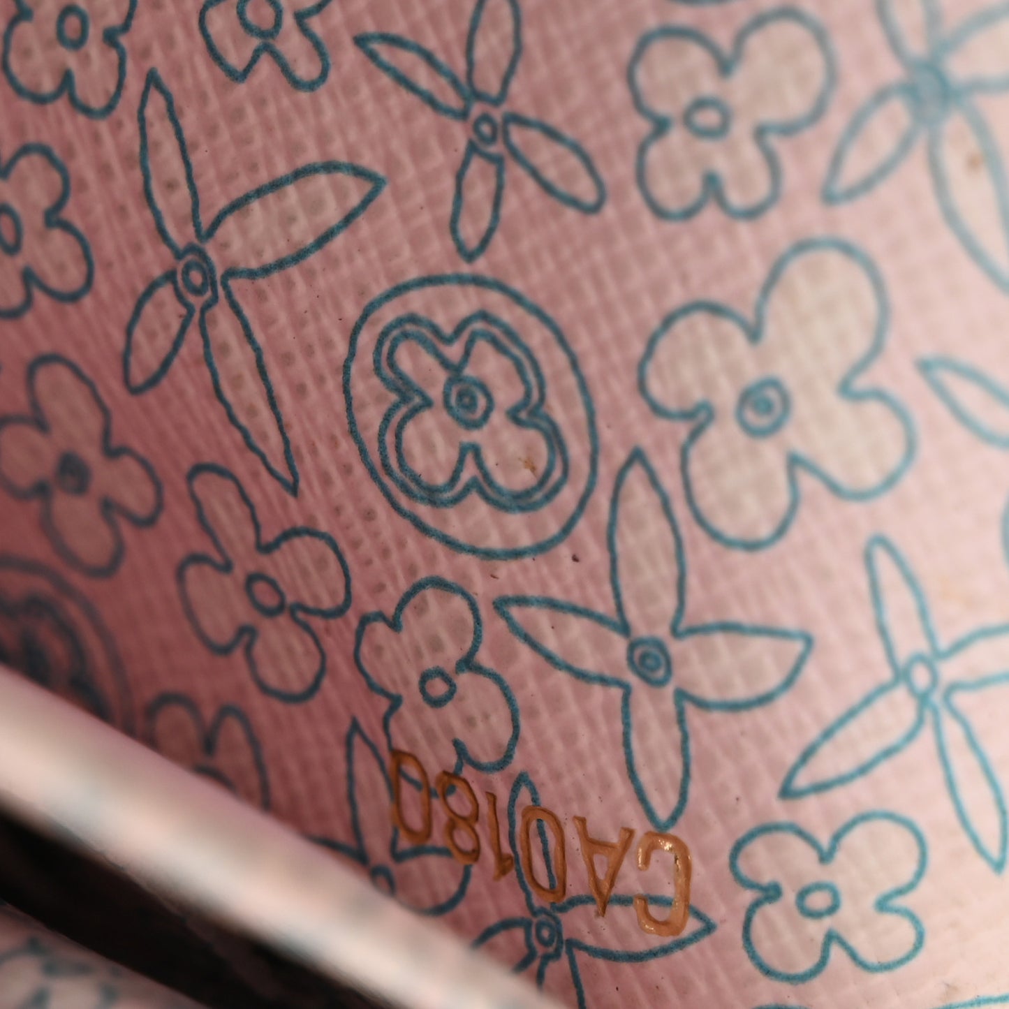 Monogram Fleuri Sarah Wallet Rose