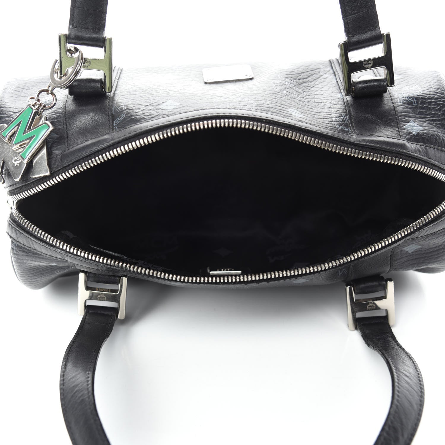 MCM Visetos Essential Barrel Bag Black 5 of 12