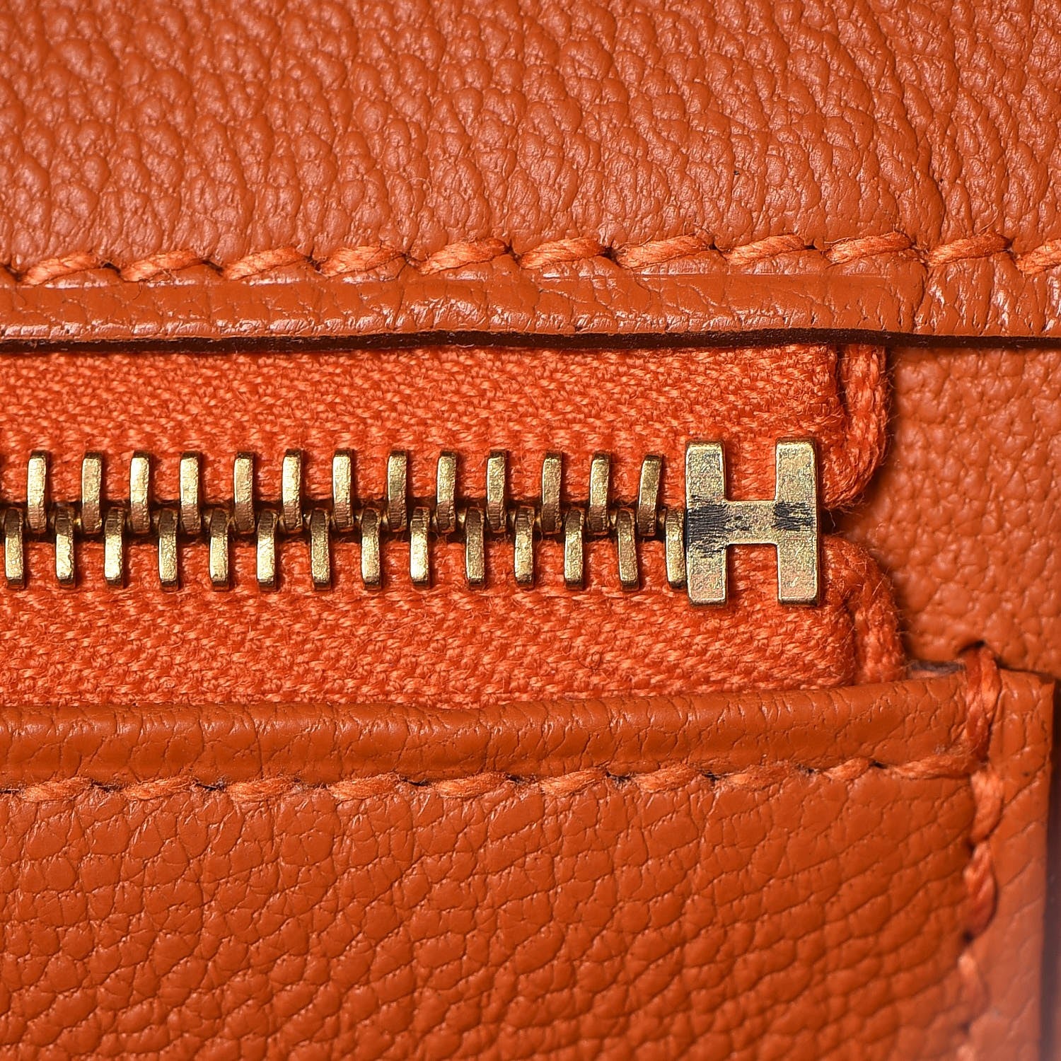 Hermes Togo Birkin 35 Orange 31 of 36