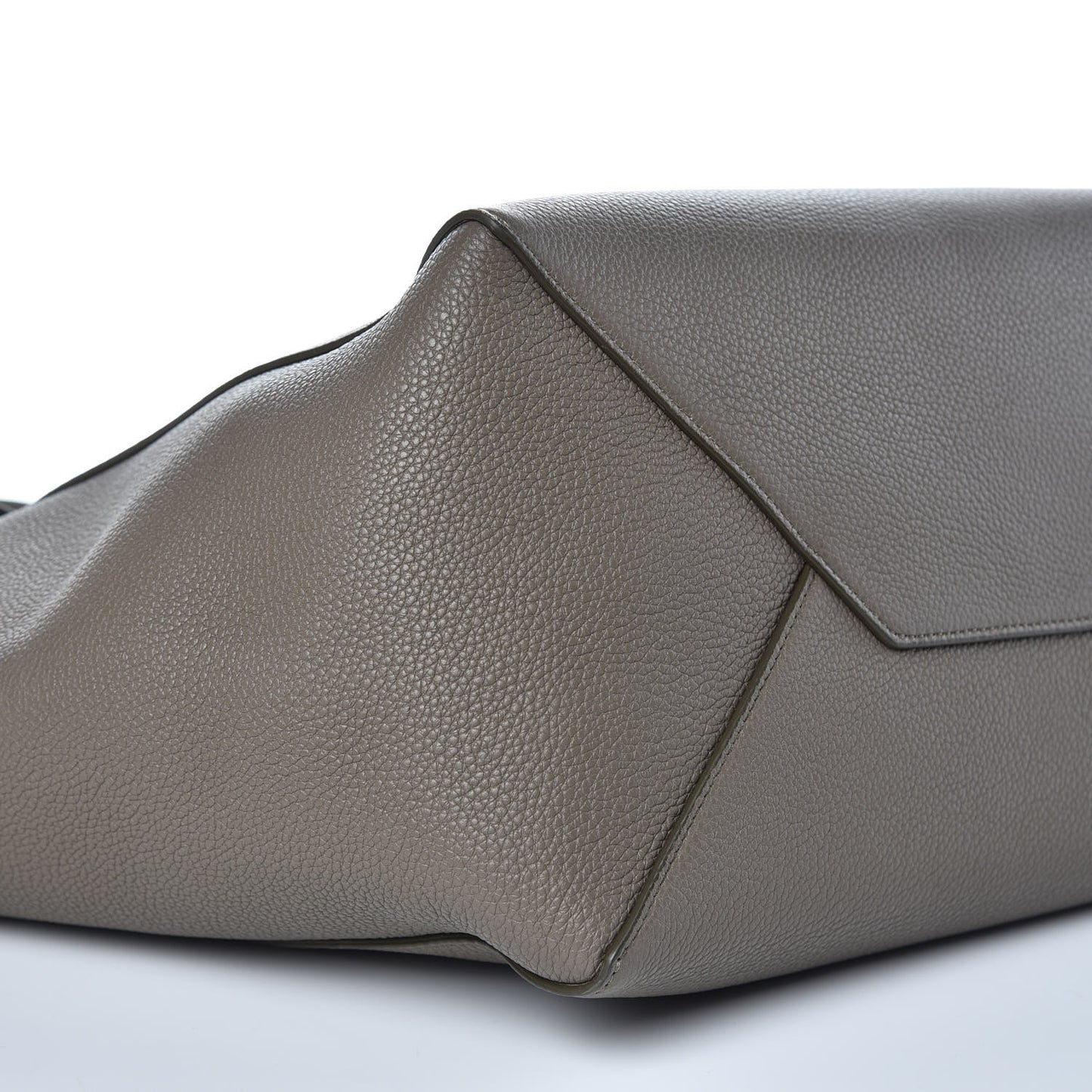 Soft Grained Calfskin Small Belt Cabas Phantom Taupe