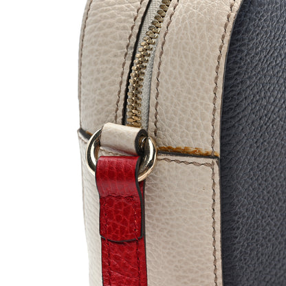Gucci Dollar Calfskin Small Soho Disco Bag Blue Hibiscus Red Mystic White 11 of 11