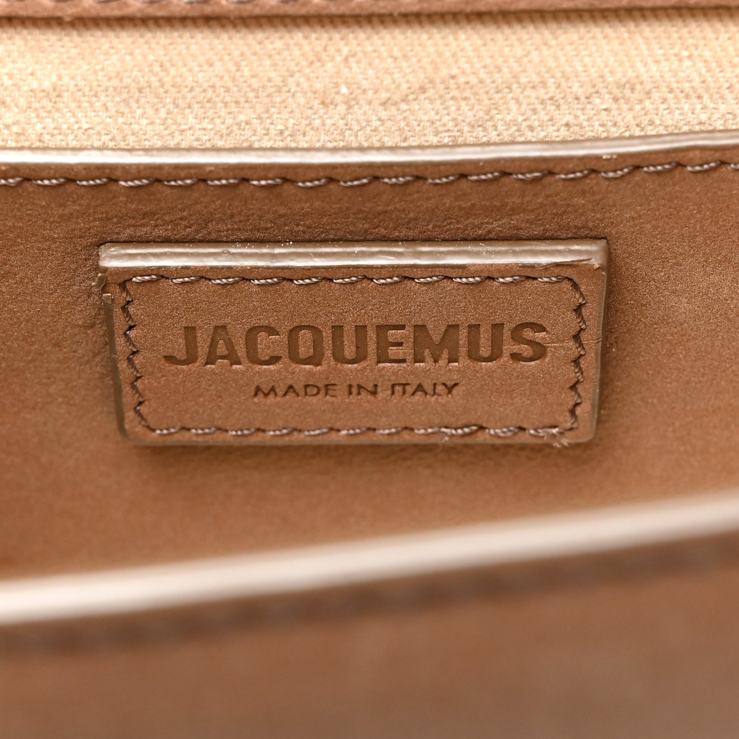 Rubberized Calfskin Le Grand Bambino Brown