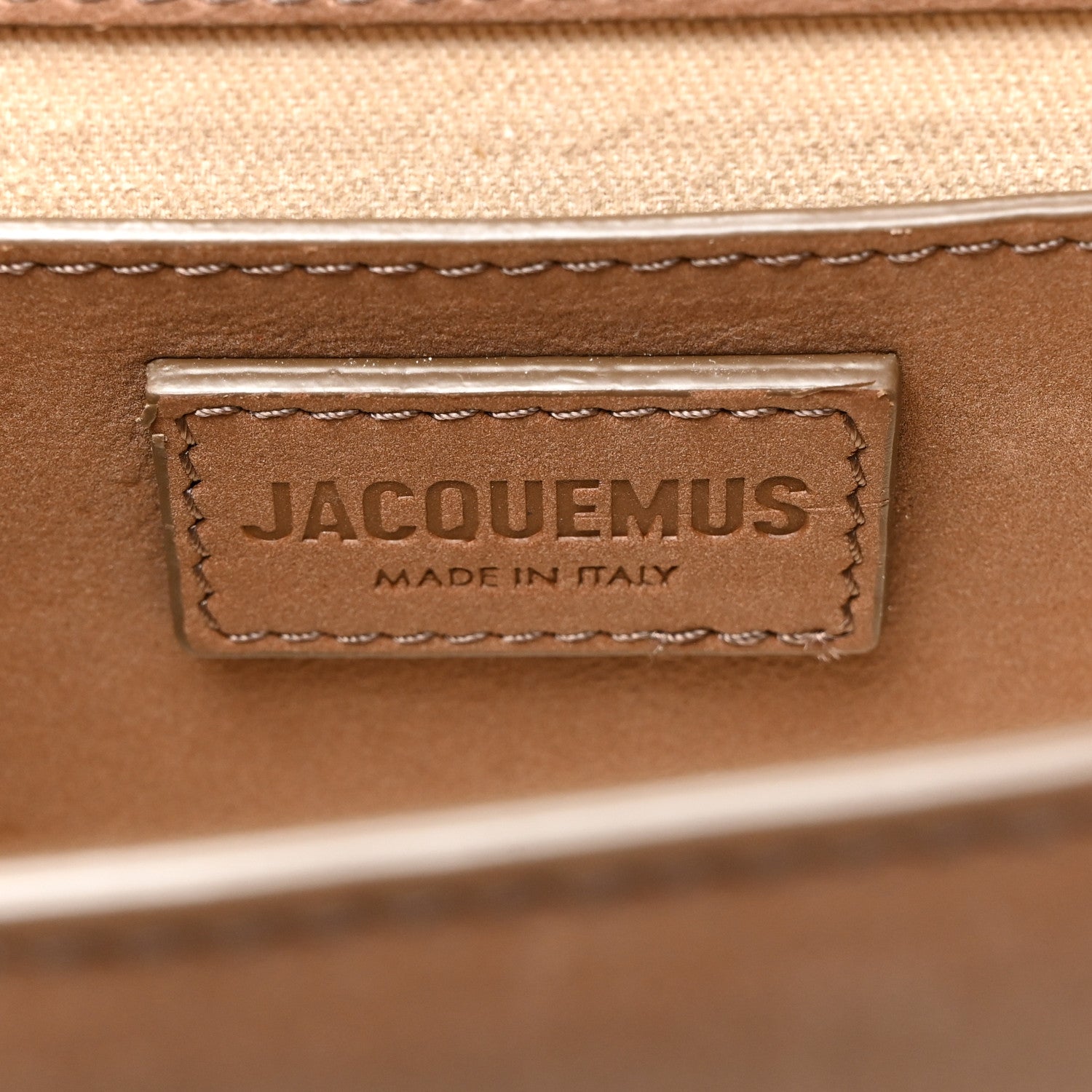 Jacquemus Rubberized Calfskin Le Grand Bambino Brown 6 of 11
