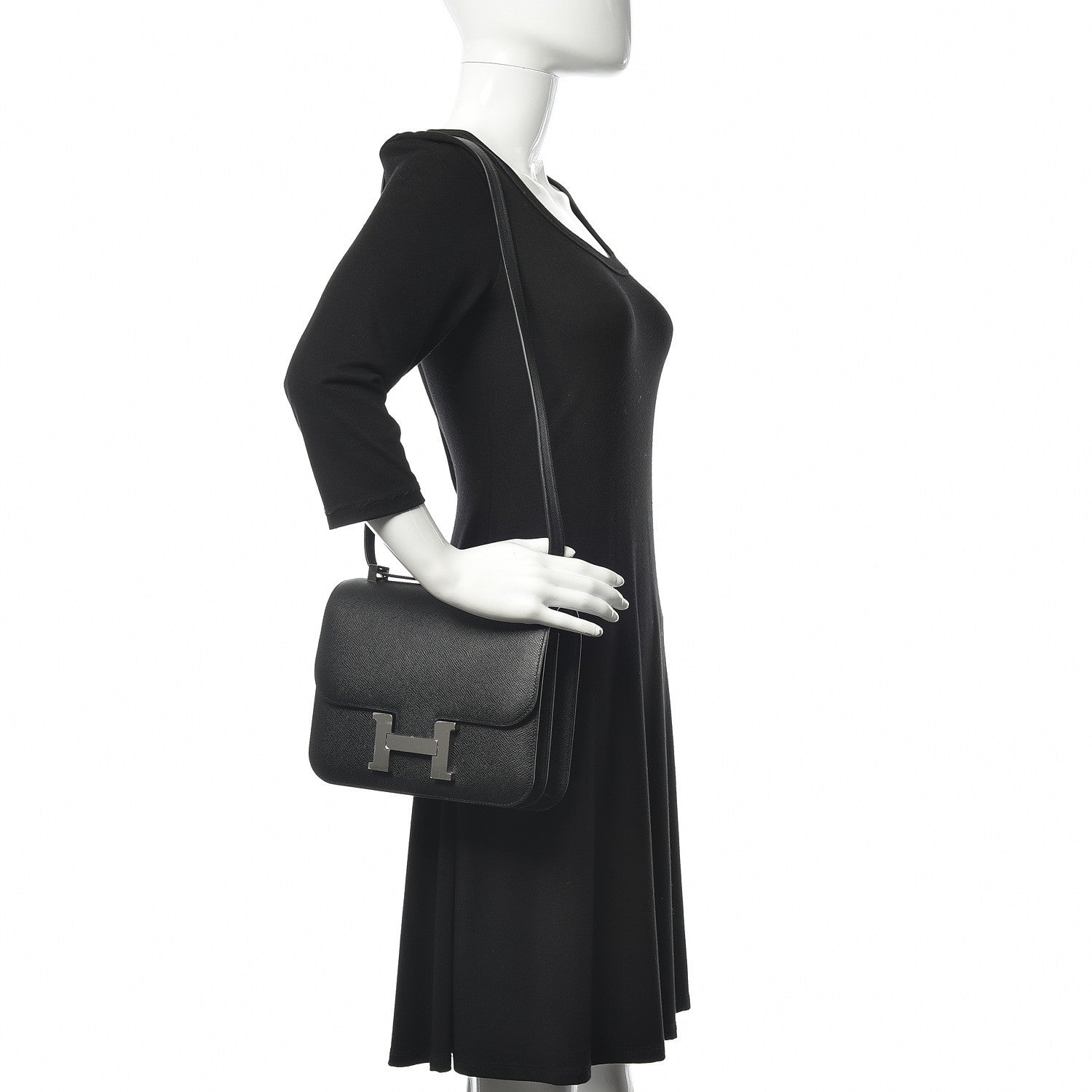 Hermes Epsom Constance 24 Black 2 of 18