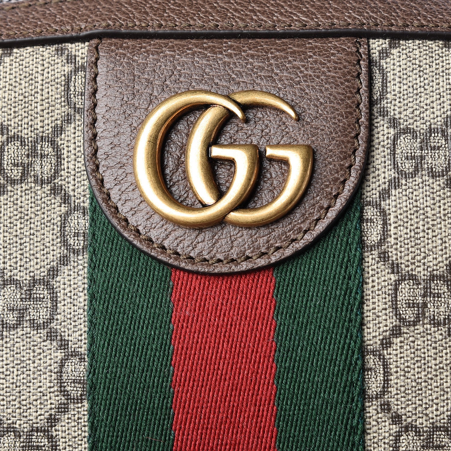 Gucci GG Supreme Monogram Medium Ophidia Day Backpack Brown 10 of 10