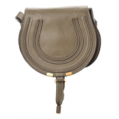 Chloe Calfskin Mini Marcie Round Crossbody Bag Baobab Green 1 of 10