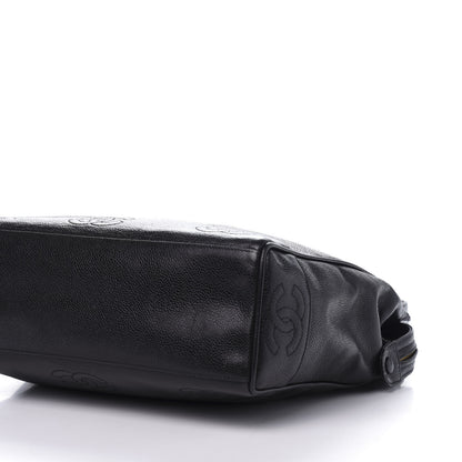 Chanel Caviar CC Shoulder Bag Black 7 of 10